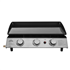 Dellonda DG22 - Dellonda 3 Burner Portable Gas Plancha 7.5kW BBQ Griddle, Stainless Steel - DG22