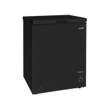 Baridi DH153 - Baridi Freestanding Chest Freezer, 99L Capacity, Garages and Outbuilding Safe, -12 to -24°C Adjustable Thermostat with Refrigeration Mode, Black