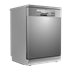 Baridi DH167 - Baridi Freestanding Dishwasher, Full Size, Standard 60cm Wide with 14 Place Settings, 8 Programs & 5 Functions, LED Display, Silver