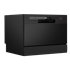 Baridi DH85 - Baridi Compact Tabletop Dishwasher 6 Place Settings, 6 Programmes, Low Noise, 6.5L Cycle, Start Delay - Black