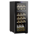 Baridi DH89 - Baridi 18 Bottle Dual Zone Wine Cooler, Fridge with Digital Touch Screen Controls, Wooden Shelves & LED Light, Black