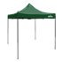 Dellonda DG128 - Dellonda Premium 2x2m Pop-Up Gazebo, Heavy Duty, PVC Coated, Water Resistant Fabric, Supplied with Carry Bag, Rope, Stakes & Weight Bags - Dark Green Canopy