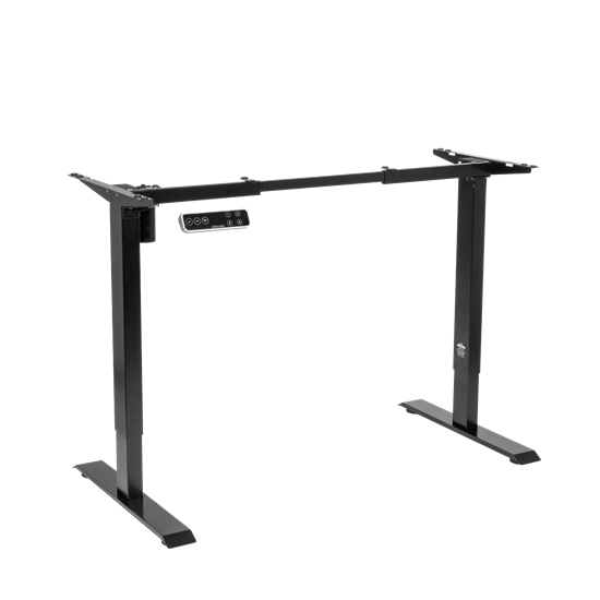 Dellonda DH18 - Dellonda Electric Adjustable Desk Frame, Digital Controls, 70kg Capacity, Black