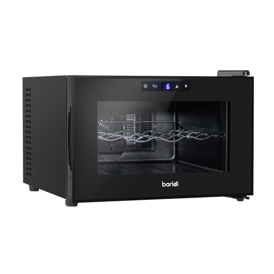 Baridi DH218 - Baridi 8 Bottle Wine Cooler, Thermoelectric, 5-18°C, Touch Control