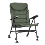 Dellonda DL74 - Dellonda Portable Fishing/Camping Chair, Reclining, Adjustable Height, Water Resistant, Rotating Feet for Multiple Terrain, Foldable