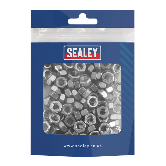 Sealey SS6 - Stainless Steel Nut Din 934 – M6 - Pack of 100