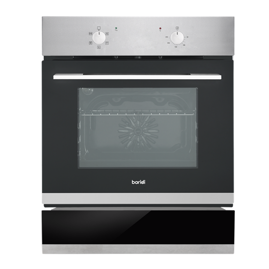 Baridi DH233 - Baridi 60cm 4-Function Fan-Assisted Oven & 60cm Warming Drawer Bundle, Stainless Steel
