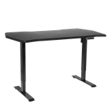 Dellonda DH43 - Dellonda Carbon Electric Height Adjustable Standing Desk with Memory, Quiet, 1400 x 700mm