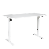 Dellonda DH67 - Dellonda Single Motor Height-Adjustable Electric Sit & Stand Desk with White Desktop & Frame