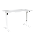 Dellonda DH67 - Dellonda Single Motor Height-Adjustable Electric Sit & Stand Desk with White Desktop & Frame