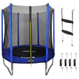 Dellonda DL92 - Dellonda 6ft Heavy Duty Outdoor Trampoline with Safety Net, Anchors and Ladder