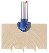 Draper 75345 (Rb16) - 1/4" Core Box 12.7 X 6.35mm Radius Tct Router Bit