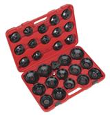 Sealey VS7006 - Oil Filter Cap Wrench Set 30pc