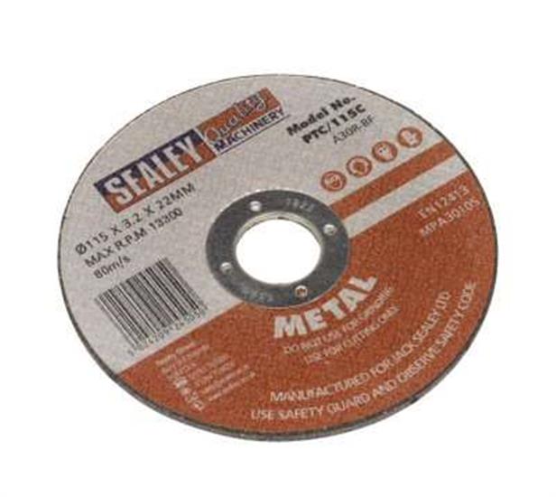 Sealey PTC/115C - Cutting Disc 115 x 3 x 22mm