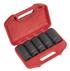 Sealey SX050 - Impact Hub Nut Socket Set 5pc 1/2"Sq Drive