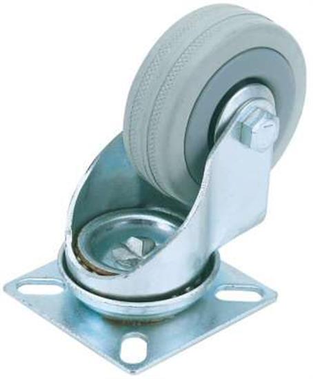 Draper 65473 �p) - Swivel Plate Fixing Rubber Castor