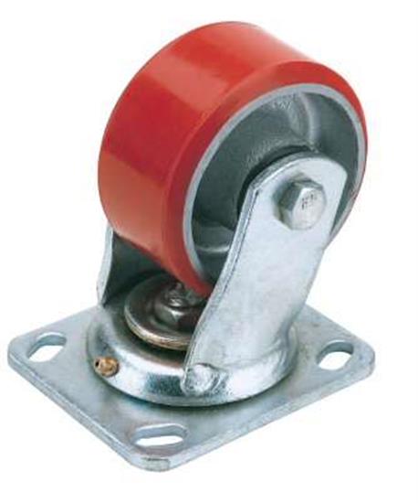 Draper 65523 �p) - Swivel Plate Fixing Heavy Duty Polyurethane Wheel