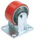 Draper 65525 (606100f) - Fixed Plate Fixing Heavy Duty Polyurethane Wheel