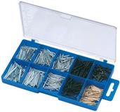 Draper 69042 (Hw12) - 485 Pce Nail And Pin Assortment