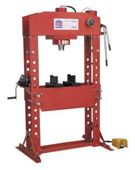 Sealey YK759FAH - Air/Hydraulic Press 75ton Floor Type with Foot Pedal