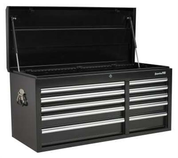 Sealey AP41110B - Topchest 10 Drawer with Ball Bearing Runners Heavy-Duty - Black