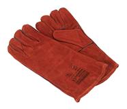 Sealey SSP141 - Leather Welding Gauntlets Lined Pair