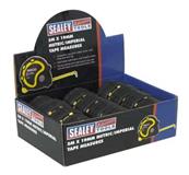 Sealey AK98912 - Rubber Measuring Tape 5mtr𨅯t) x 19mm Metric/Imperial Pack of 12