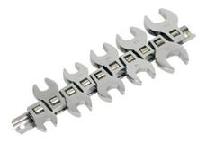 Sealey S0866 - Crows Foot Spanner Set 10pc Open End 3/8"Sq Drive Metric