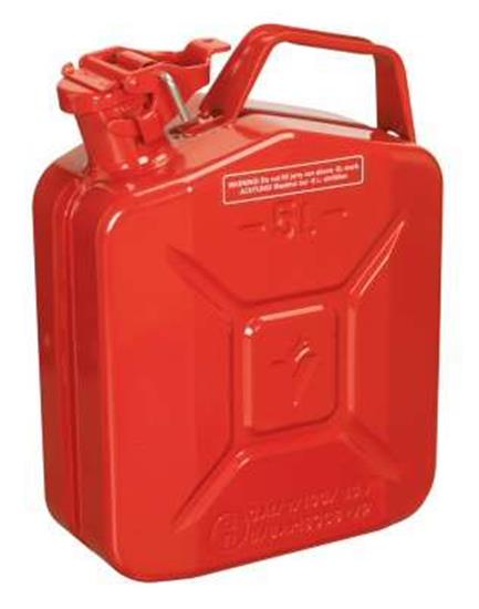 Sealey JC5MR - Jerry Can 5ltr - Red