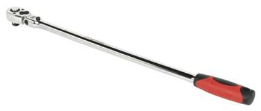 Sealey AK6698 - Ratchet Wrench Flexi-Head Extra Long 600mm 1/2"Sq Drive