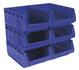 Sealey TPS56B - Plastic Storage Bin 310 x 500 x 190mm - Blue Pack of 6