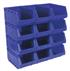 Sealey TPS412B - Plastic Storage Bin 209 x 356 x 164mm - Blue Pack of 12