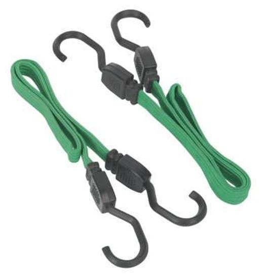 Sealey BCS16 - 610mm Flat Bungee Cord Set 2pc