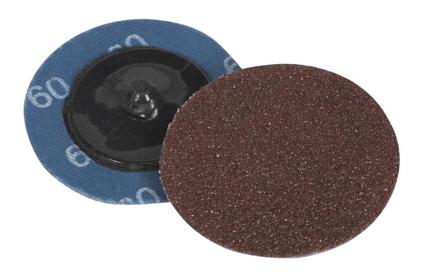 Sealey PTCQC5060 - Quick Change Sanding Disc Ø50mm 60Grit Pack of 10