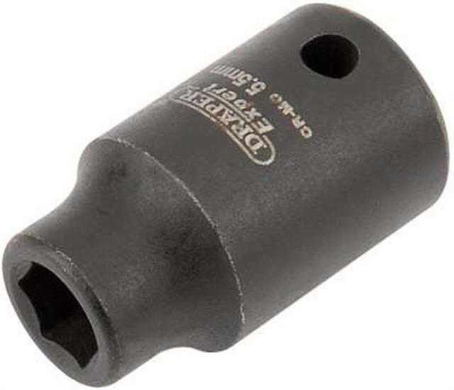 Draper 05003 𨐆-Mm) - Expert 4.5mm 1/4" Square Drive Hi-Torq 6 Point Impact Socket