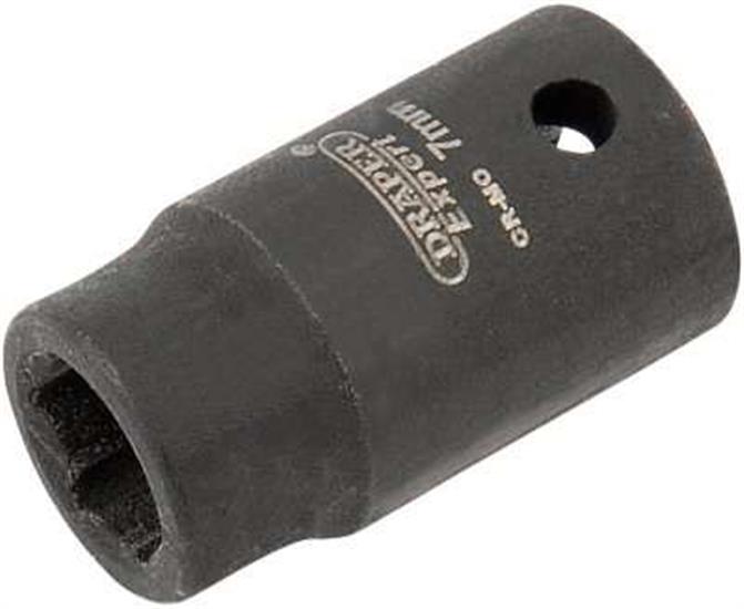 Draper 05011 𨐆-Mm) - Expert 7mm 1/4" Square Drive Hi-Torq 6 Point Impact Socket