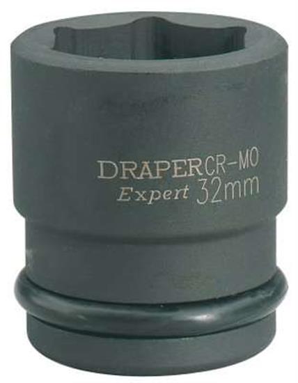 Draper 05015 𨐙-Mm) - Expert 35mm 3/4" Square Drive Hi-Torq 6 Point Impact Socket