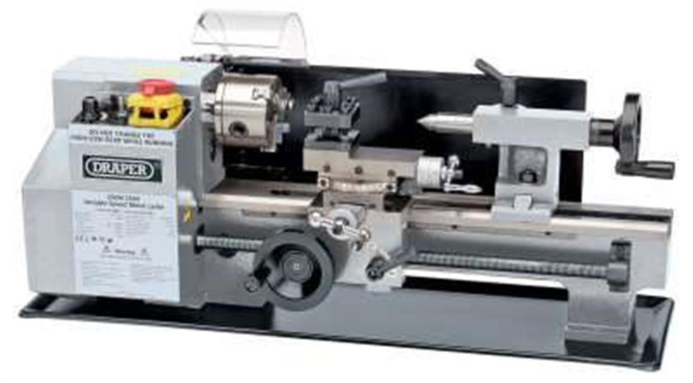 Draper 33893 (Lathe-300) - 250w 230v Variable Speed Metalworking Lathe