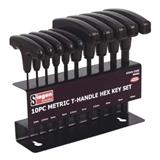 Sealey S0466 - Hex Key Set 10pc T-Handle Metric