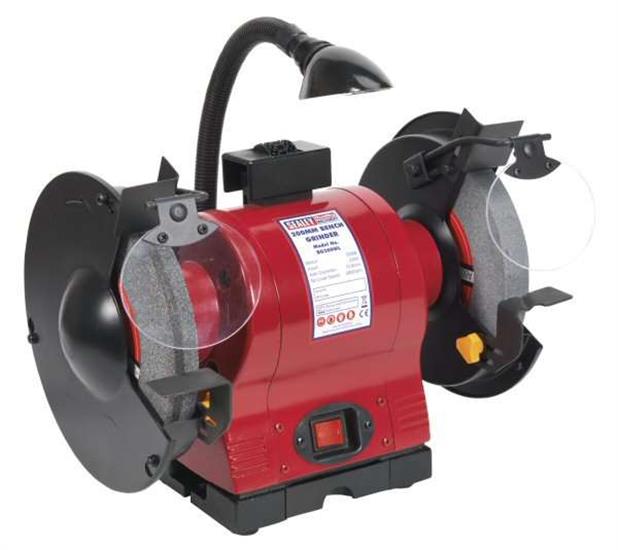 Sealey BG200WL - Bench Grinder 200mm with Work Light 550W/230V