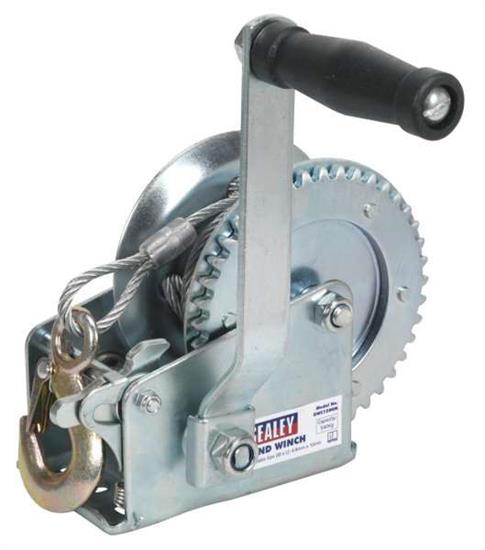 Sealey GWC1200M - Geared Hand Winch 540kg Capacity with Cable
