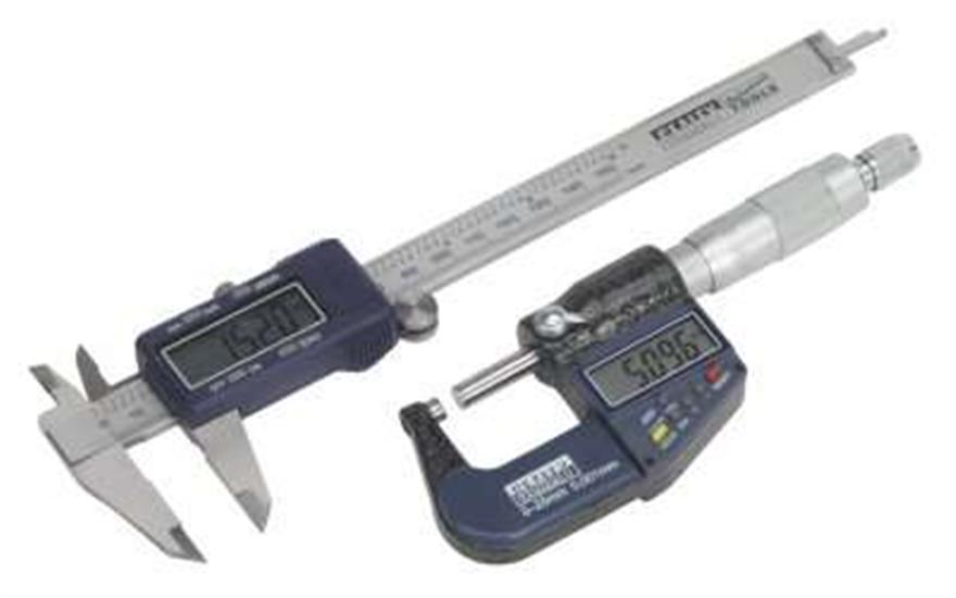 Sealey AK9637D - Digital Measuring Set 2pc