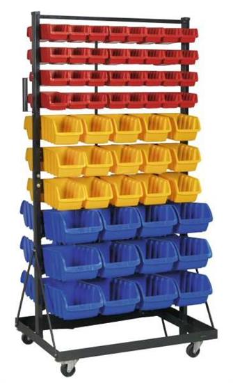 Sealey TPS118 - Mobile Bin Storage System 118 Bin