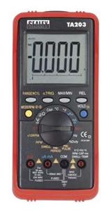 Sealey TA203 - Automotive Digital Multimeter 15 Function Bar Graph/PC Link