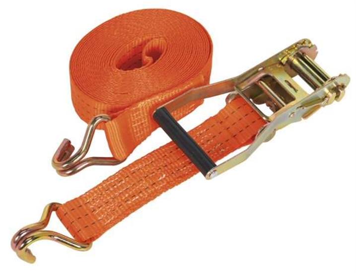 Sealey TD3006J - Ratchet Tie Down 50mm x 6mtr Polyester Webbing 3000kg Load Test