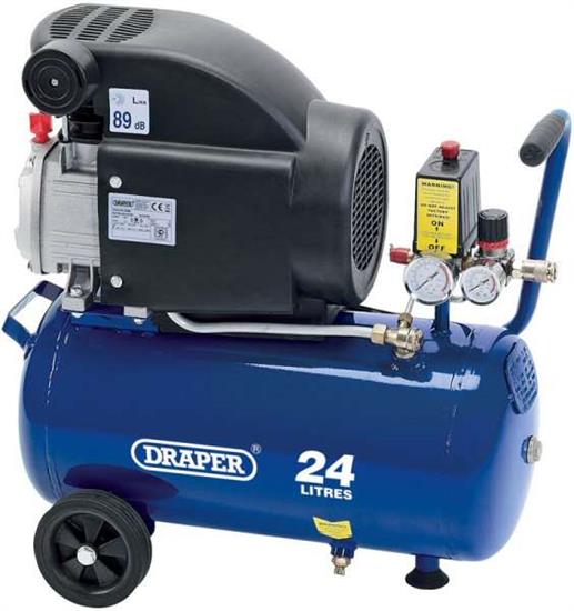 Draper 24980 �/207) - 24L 230V 1.5kW Air Compressor