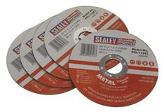 Sealey PTC/115CT5 - Cutting Disc Ø115 x 1.6mm 22mm Bore - Pack of 5