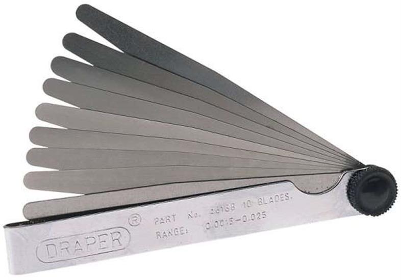 Draper 36174 �) - 10 Blade Imperial Feeler Gauge Set