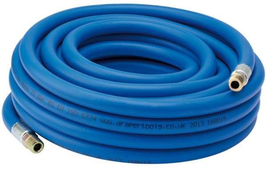 Draper 38331 ʊH10M8) - 10M 1/4" BSP 8mm Bore Air Line Hose