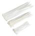 Sealey CT75W - Cable Ties Assorted White 75pc